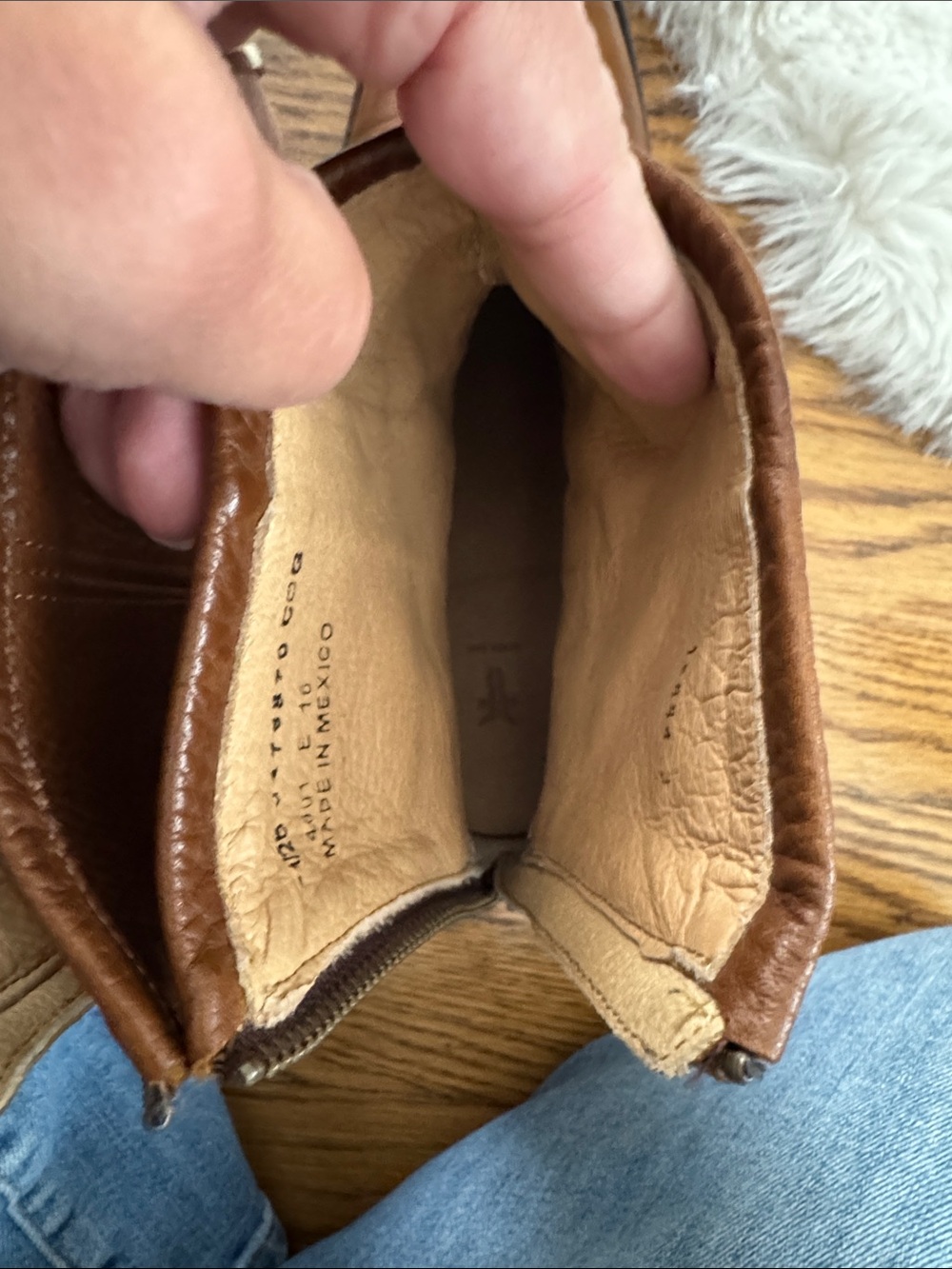Frye Brown Leather Harness Ankle Boots - Picture 7 of 11